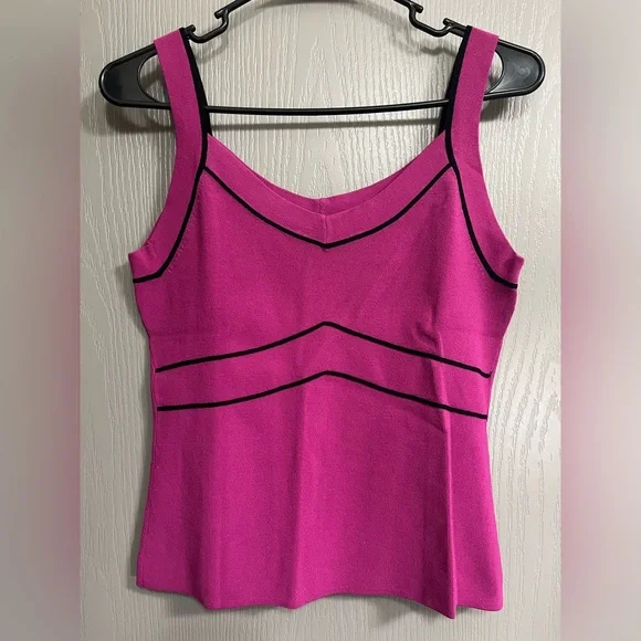Cable & Gauge | Tops | Cable Gauge Fuchsia Sleeveless Top With